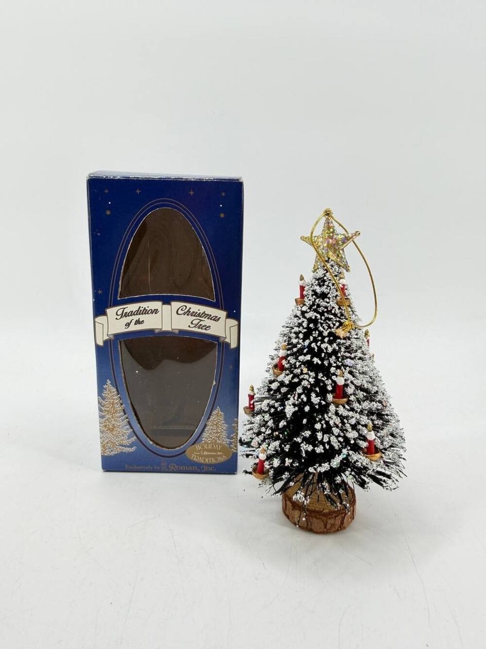 Vintage 1999 Roman Inc Tradition of the Christmas Tree Ornament #89747